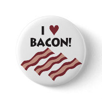I Love Bacon Pin