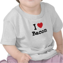 I love Bacon heart T-Shirt