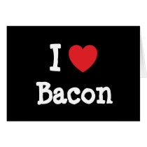 I love Bacon heart T-Shirt