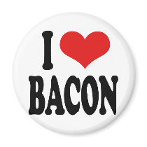 I Love Bacon Magnet