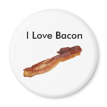I Love Bacon Magnet