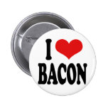 I Love Bacon Pinback Buttons