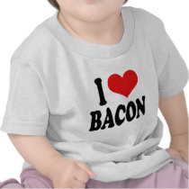I Love Bacon Tee Shirt