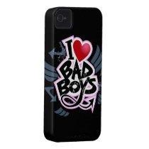 I Love Bad Boys iPhone 4 Case
