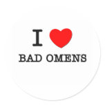 I Love Bad Omens stickers