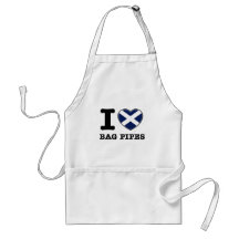 I love Bagpipes Aprons