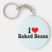 I Love Baked Beans Key Chain