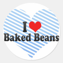 I Love Baked Beans Sticker