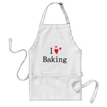 I Love Baking Aprons