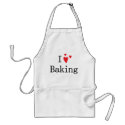 I Love Baking aprons