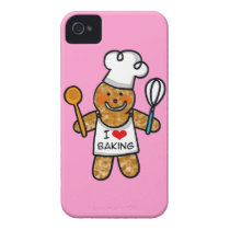 I love baking (gingerbread man cookie)