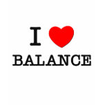 I Love Balance t-shirts