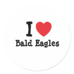 I love Bald Eagles heart custom personalised