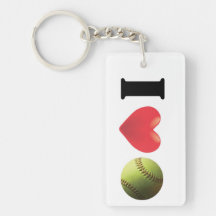 I Love Ball! Acrylic Key Chain