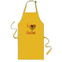 I Love Ballet Aprons