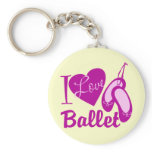 I Love Ballet keychains