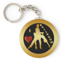 I LOVE BALLROOM KEY CHAIN