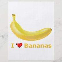 I Love Bananas Flyers
