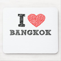 I Love Bangkok Mouse Pads