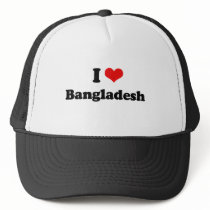 I Love Bangladesh Tshirt Hat