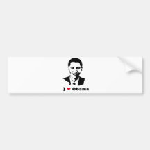 I Love Barack Obama Bumper Sticker