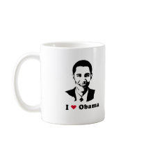 I Love Barack Obama Mugs