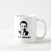 I Love Barack Obama Mugs