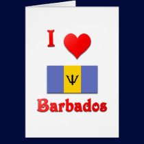 I Love Barbados cards