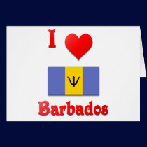 I Love Barbados cards