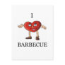 i love barbecue postcards