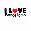 I love Barcelona | Ladies Spaghetti Top t-shirts