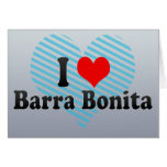 I Love Barra Bonita, Brazil Greeting Card