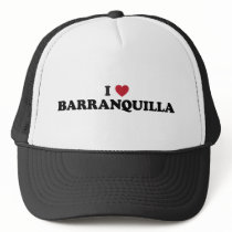 I Love Barranquilla Colombia Mesh Hats