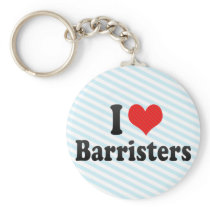 I Love Barristers Keychains