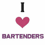 "I LOVE BARTENDERS" SHIRT - Customised EMBROIDERY embroidered shirts