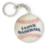 I LOVE BASEBALL -KEYCHAIN