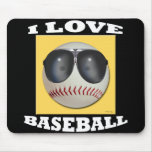 I Love Baseball Mouse Mat