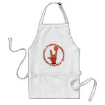 I LOVE BASKETBALL ASL SIGN aprons