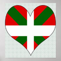 I Love Basque Print
