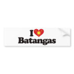 I Love Batangas bumper stickers