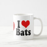 I Love Bats Coffee Mugs