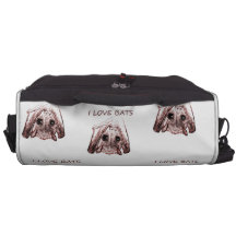 I LOVE BATS COMPUTER BAG