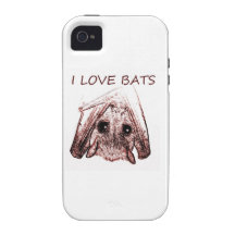 I LOVE BATS iPhone 4 COVERS
