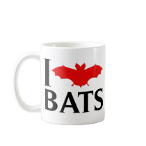 I Love Bats Coffee Mug