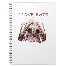 I LOVE BATS NOTEBOOK