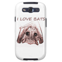 I LOVE BATS SAMSUNG GALAXY S3 CASES