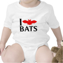 I Love Bats Tee Shirts
