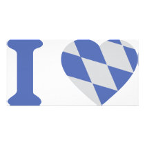 I love bavaria sign photo cards