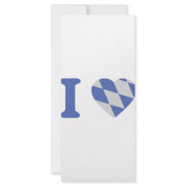 I love bavaria sign customized rack card
