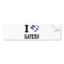 I love bayern bumper sticker